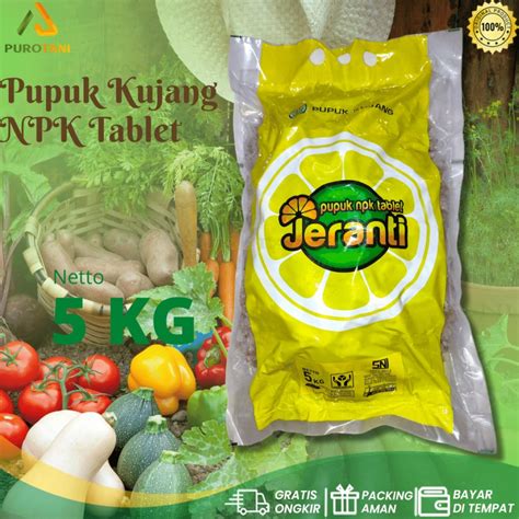 Jual Pupuk Kujang Tablet Pupuk NPK tablet 5 kg Jeranti