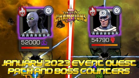 Counters For All Bosses And Paths January Event Quest Guide