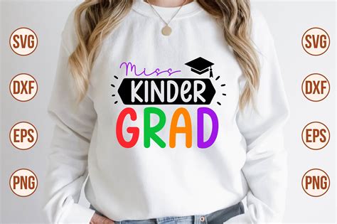 Miss Kinder Grad Svg Graphic By Nazrulislam405510 · Creative Fabrica