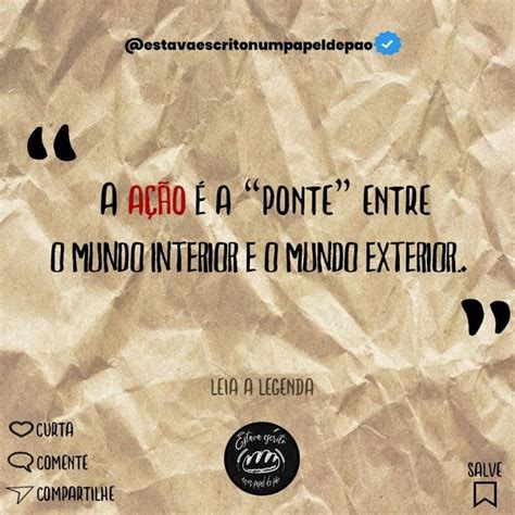 A A O A Ponte Entre O Mundo Interior E O Mundo Exterior Voc