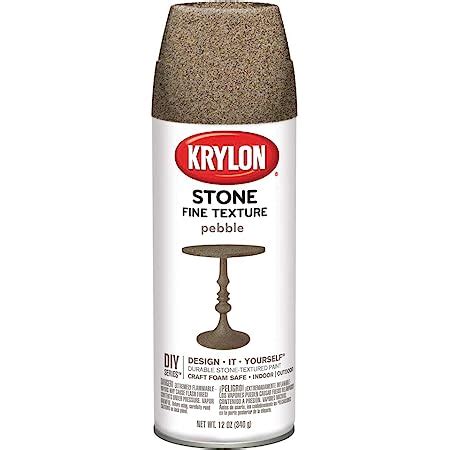 Krylon K Coarse Stone Texture Finish Spray Paint Travertine Tan