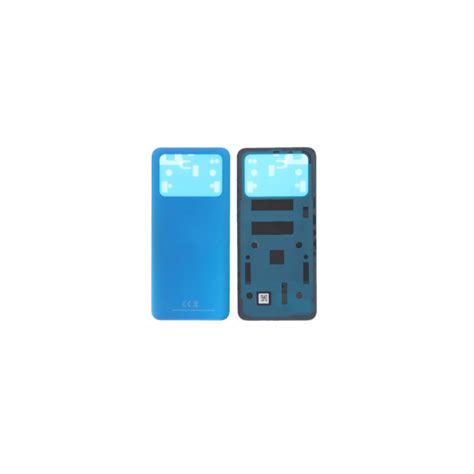 Original Cache Batterie Vitre Arrière Bleu Intense pour Xiaomi Poco M4