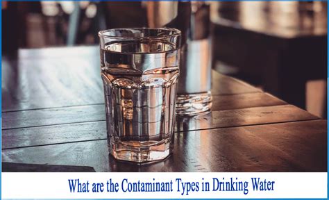 What Are The Contaminant Types In Drinking Water