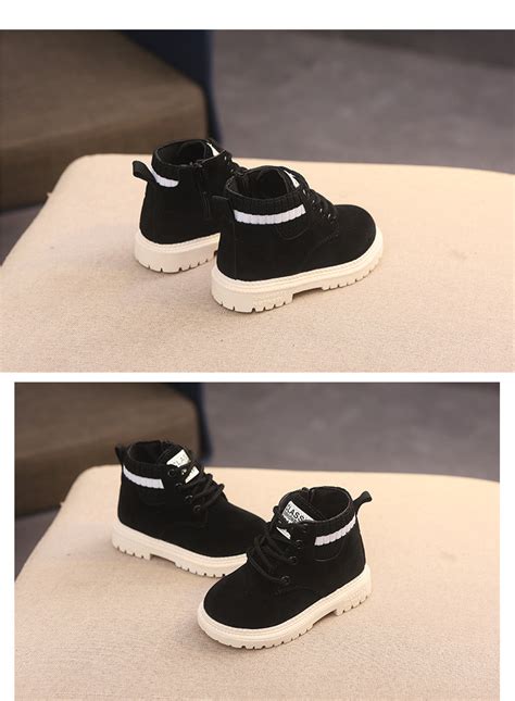 Black Texture Imported Long Shoes 2536 B Mamaslittle