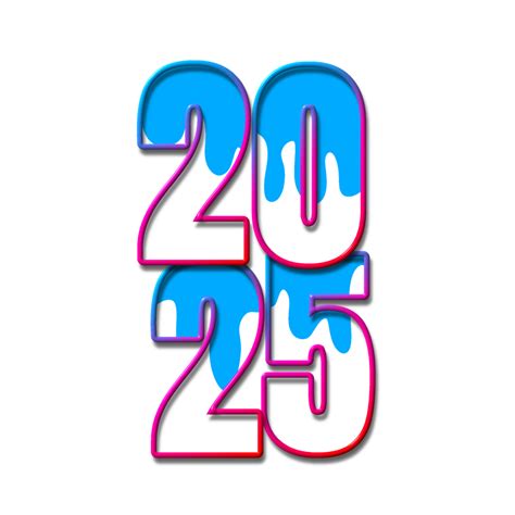 Happy New Year 2025 42056976 Png