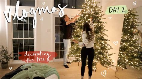 Decorating My New House For Christmas Vlogmas Day Youtube