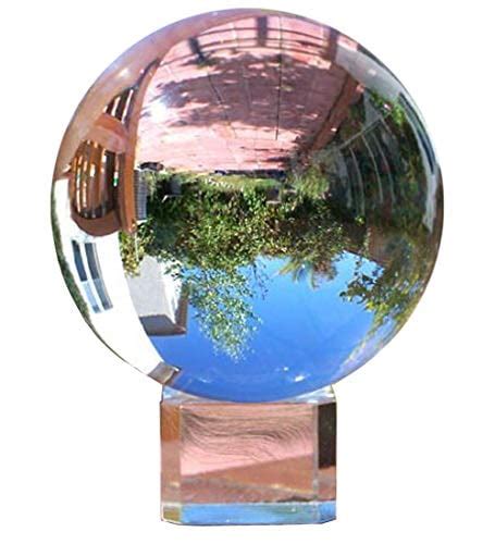 Amlong Crystal Meditation K9 Crystal Ball 325 Inch 80mm Diameter For