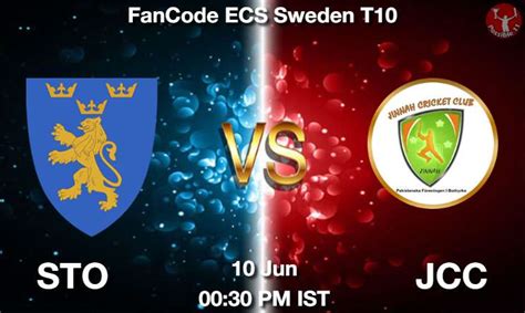 STO Vs JCC Dream11 Prediction Team Live Cricket 10 Jun 2023 12 30 PM