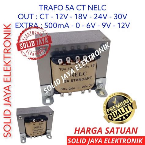 Jual Travo Trafo A Ct V V V V Standart Nelc Tranformer A