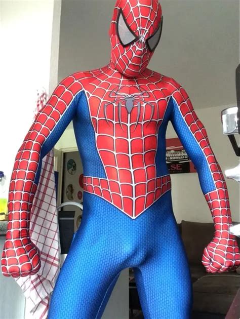 With Spidey Lenses Raimi Spiderman Costume 3D Printing Raimi Spider