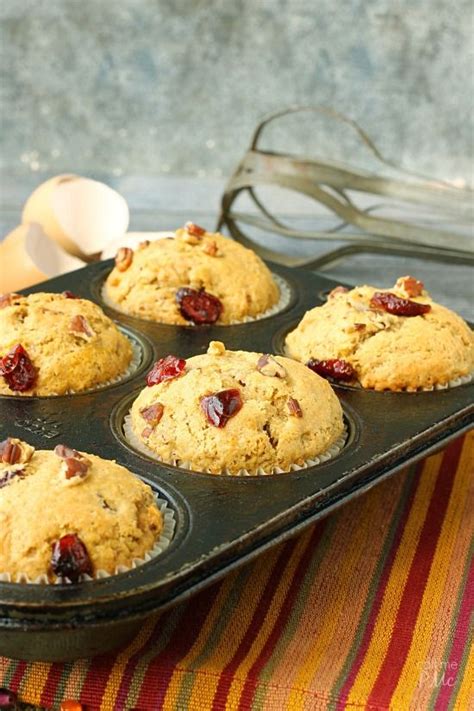 Dried Cranberry Orange Muffins Moist And Full Of Fall Flavors These