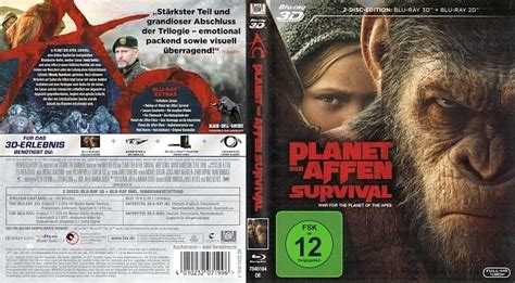 Planet Der Affen Survival D Blu Ray Cover Deutsch German German Blu