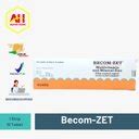 Jual BECOM Z ZET PER STRIP ISI 10 TABLET Vitamin Multivitamin Dewasa