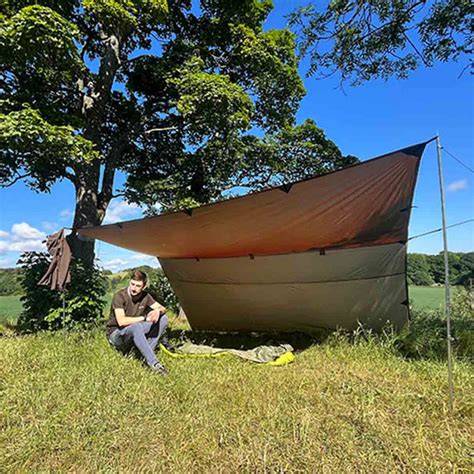 Dd Hammocks Tarp 35 X 35 Coyote Brown Free Delivery Military Kit