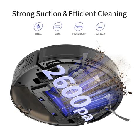 Sysperl V50 Vision Navigation Smart Robot Vacuum Cleaner For Home Auto