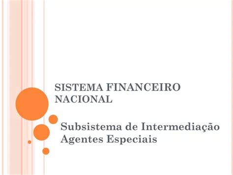 Ppt Sistema Financeiro Nacional Powerpoint Presentation Free