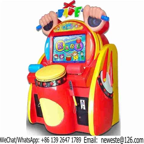 Pcs Go Go Drummer Babe Coin Operated Amusement Arcade Music Drum