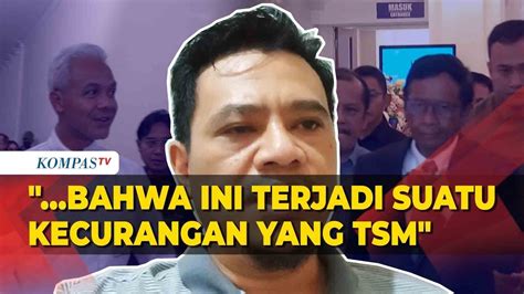 Tpn Ganjar Mahfud Siap Bawa Bukti And Saksi Usut Kecurangan Tsm Pemilu