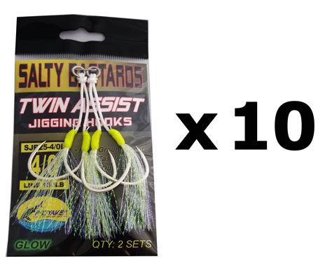 PROYAKER SB Twin Assist Hook For Slow Jigging Or Speed Vertical Jigging