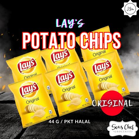 Bundle Of Thai Snack Lay S Potato Chips Original G Pkt Halal