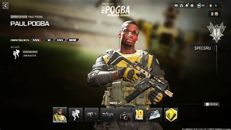 MW3 MW2 Tracer Pack PAUL POGBA Operator Bundle HARD UNLOCKED PS XBOX PC