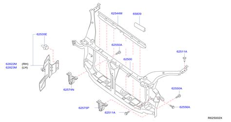 Nissan Sentra Seal Radiator Core Support 625H4 9AA0A Murfreesboro