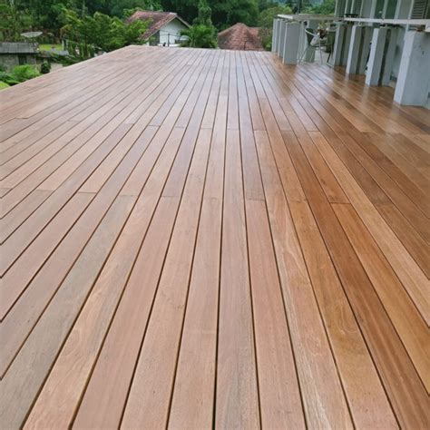 Jual Lantai Lantai Decking Kayu Bengkirai Non Ulin Non Merbau Shopee