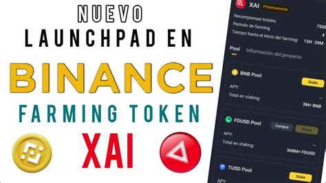 Launchpad XAI en BINANCE | APROVECHA AHORA | #launchpad #binance # ...