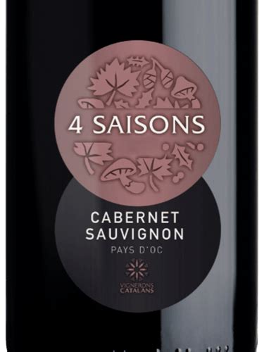 2021 Vignerons Catalans 4 Saisons Cabernet Sauvignon Vivino US