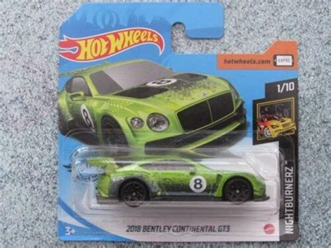 Hot Wheels Bentley Continental GT Green HW Nightburnerz Etsy