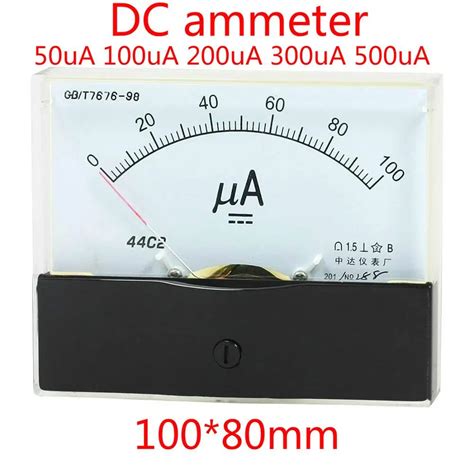 C A Dc Ua Ua Ua Pointer Type Dc Micro Ampere Meter Class