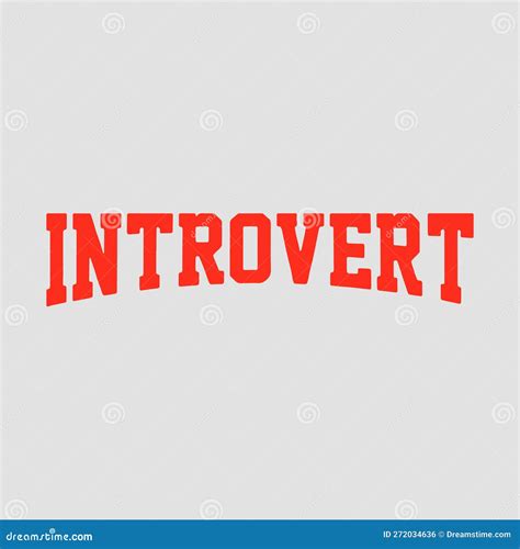 Introvert Stock Vector Illustration Of Design Concept 272034636