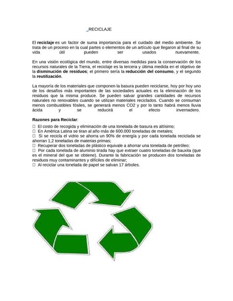 Calaméo La Mejor SoluciÓn Es El Reciclaje