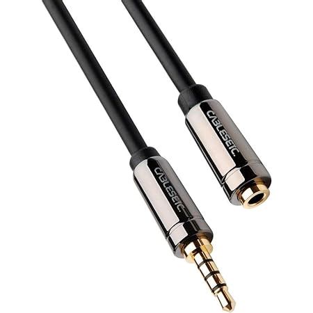 Buy AmazonBasics Male To Female Stereo Audio Cable Aux Extension Cable