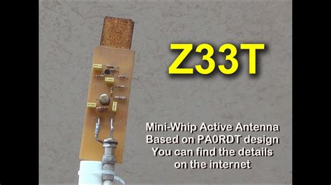 Mini Whip Active Antenna Youtube