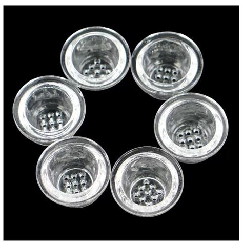 Nine Hole Glass Tobacco Pipe Bowl Cigarette Accessories Can Be Used In Many Types Of Pipes