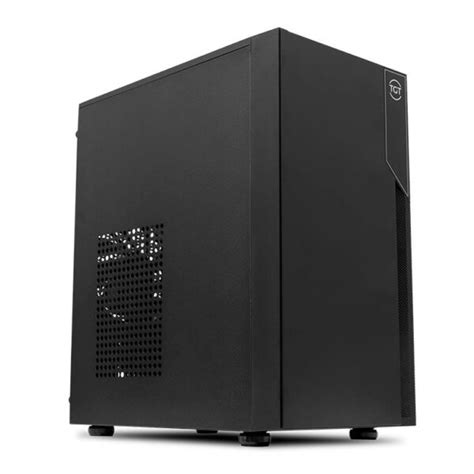 Gabinete Gamer Tgt G F Mid Tower Lateral De Vidro Fan Preto