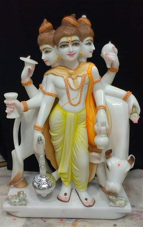 Lord Dattatreya Idol Bhagwan Datta Sculpture 12 Statue Of Lord Of Yoga