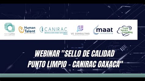 Webinar Sello De Calidad Punto Limpio YouTube