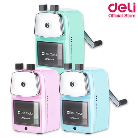 Deli 0620f Pencil Sharpener กบเหลาดินสอแบบยืดโต๊ะ 1 เครื่อง กบ กบเหลา