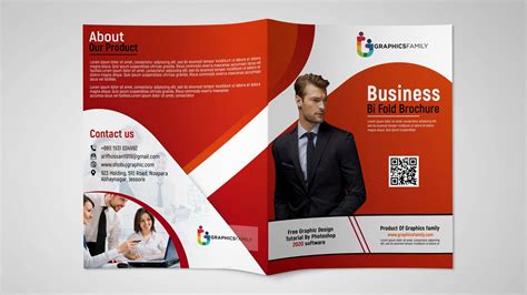 Free Business Bi Fold Brochure Design Template free psd – GraphicsFamily