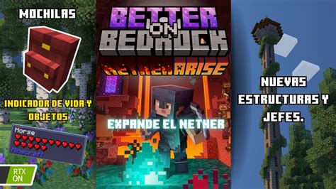 El MEJOR MODPACK Para MINECRAFT PE 1 20 BETTER ON BEDROCK MODPACK