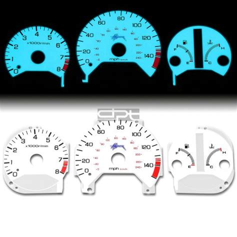 Sell INDIGLO GLOW GAUGE HARNESS WHITE FACE FOR 98 02 HONDA ACCORD DX LX