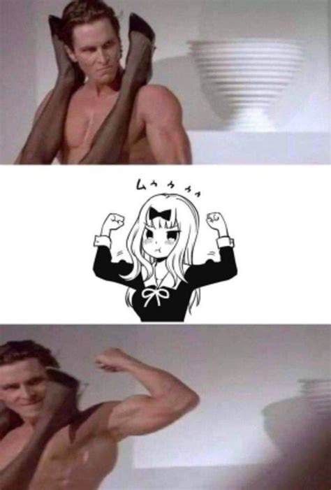 Cute American Psycho Sex Scene Arm Flex Know Your Meme