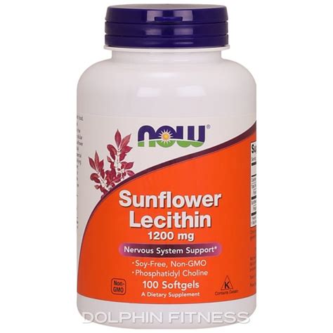 Now Sunflower Lecithin Mg Softgels