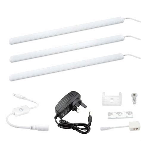 Bonlux Dimmable LED Under Cabinet Strip Lights Kit 12V DC Cool White