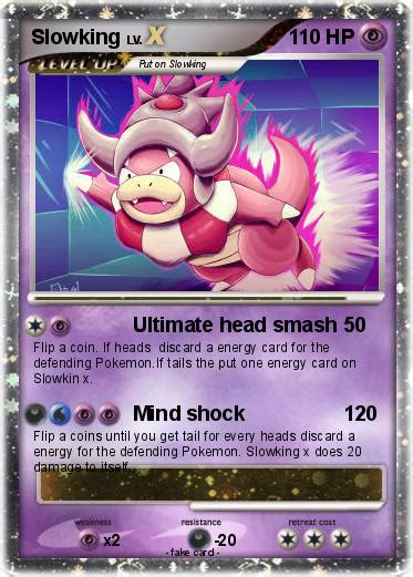 Pokémon Slowking 51 51 - Ultimate head smash - My Pokemon Card