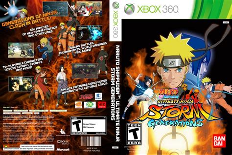 Naruto Shippuden Ultimate Ninja Storm Generations - XBOX 360 Game Covers - Naruto Shippuden ...