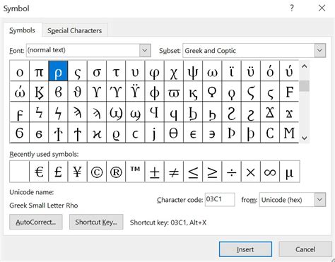 ρ Rho Symbol Text (Meaning, Type on Keyboard, Copy & Paste) - Symbol Hippo