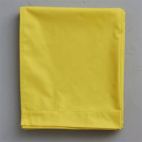 Drap Percale Unie Jaune Abeille 240x310 Sylvie Thiriez Cosy Maison